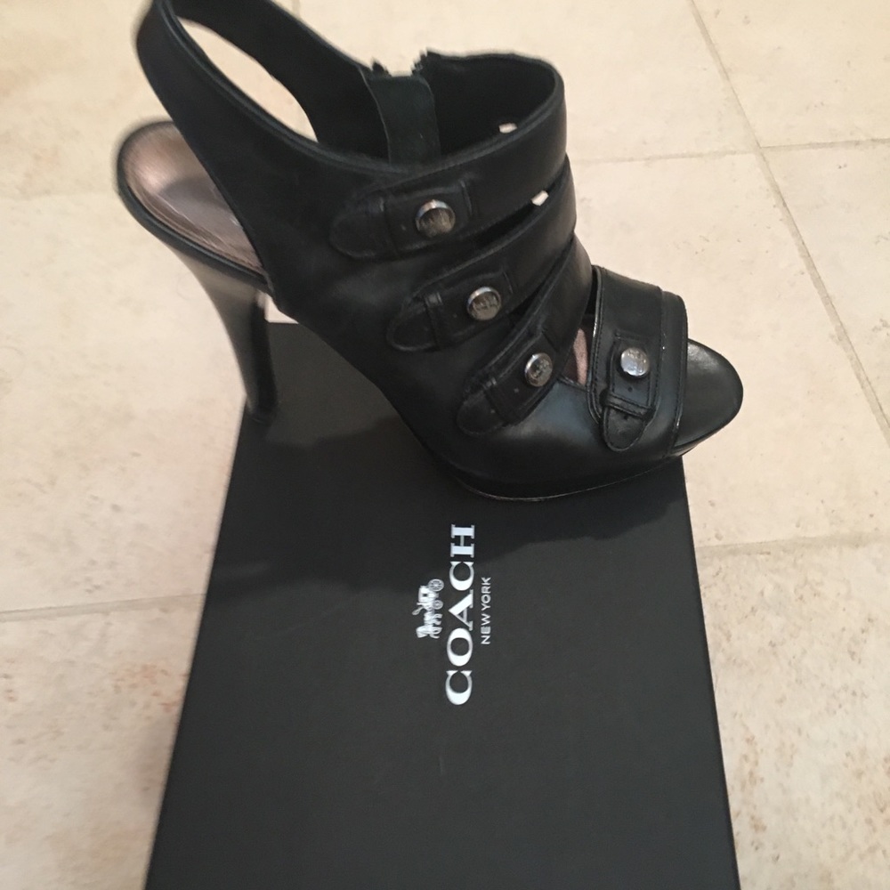 Coach Leather Sandals